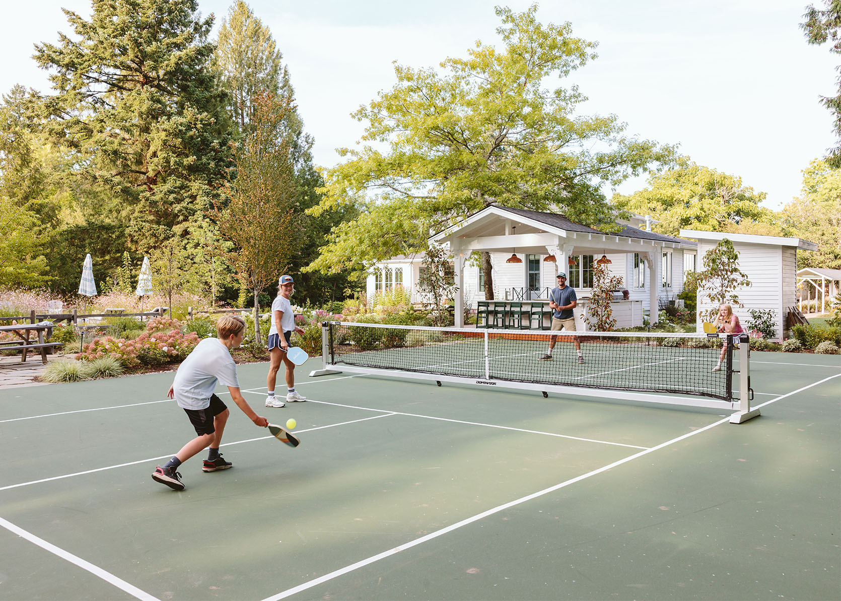 How We Turned Our Run-Down Tennis Court Into A Pickleball Court (Spoiler – It Was Quite The Process)