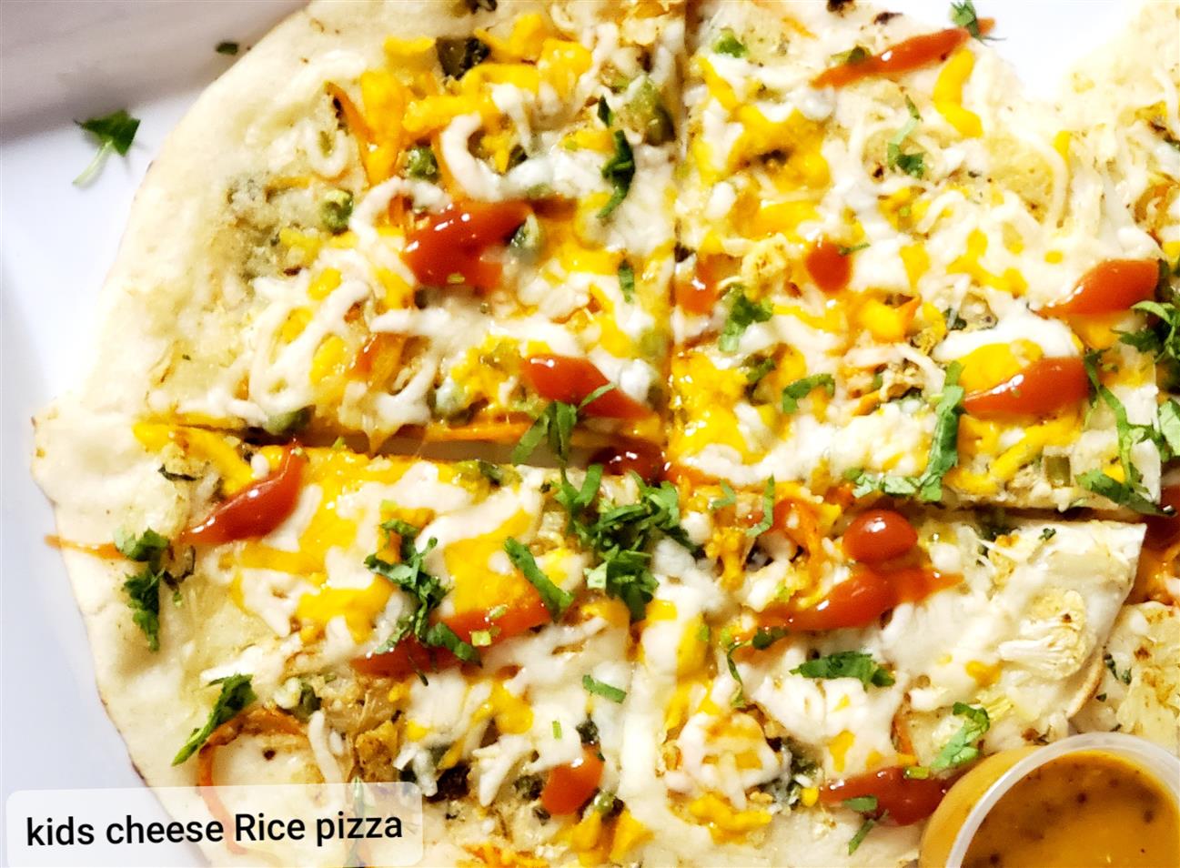 Kids’ Cheese Rice Pizza