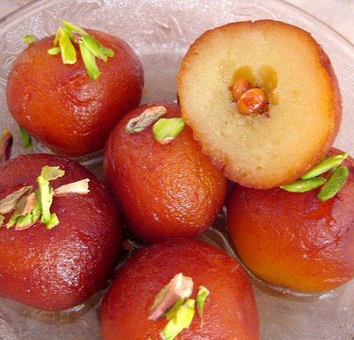 Pista Gulab Jamun