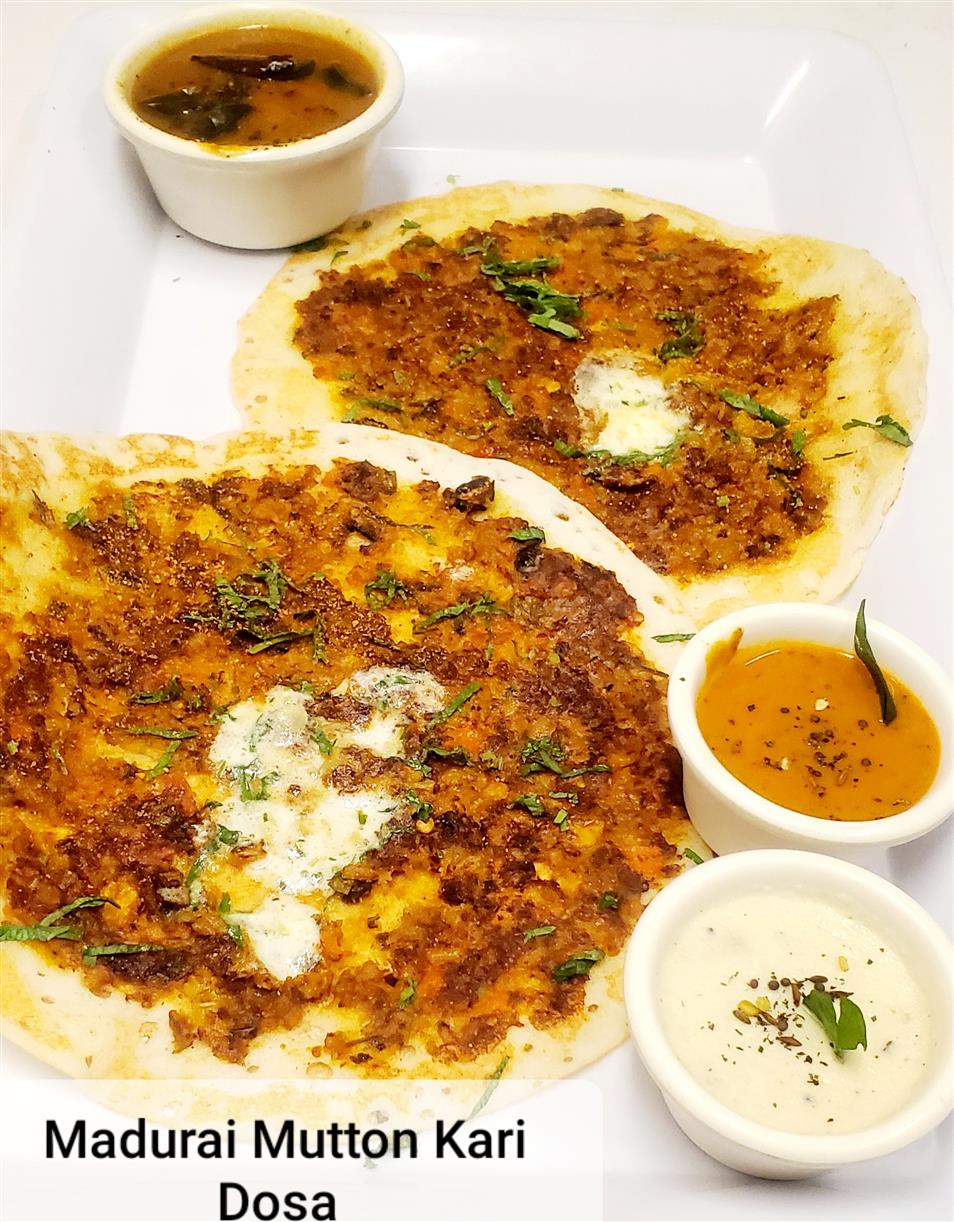 Madurai mutton Kari dosa