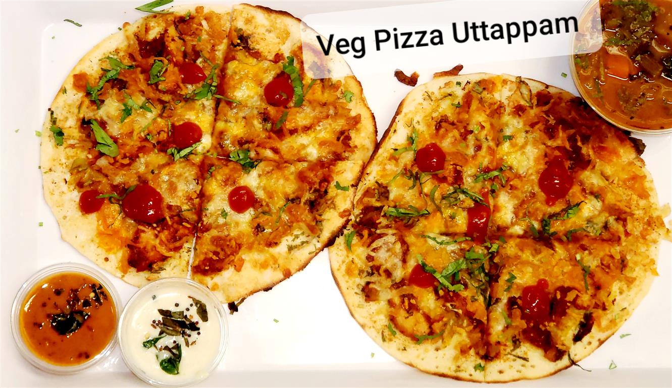 Veggie Pizza Uttappam (2pc)